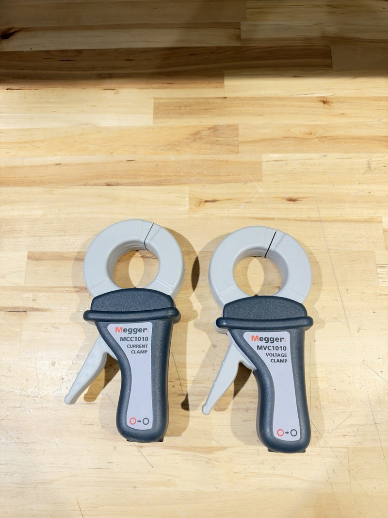 MEGGER MCC1010 & MVC1010 CURRENT & VOLTAGE CLAMPS – DET2/3 EARTH TESTER - TESTED