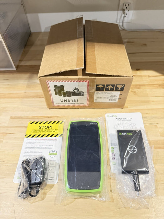NETALLY AIRCHECK G3 PRO WIRELESS TESTER WITH CHARGER & ANTENNA