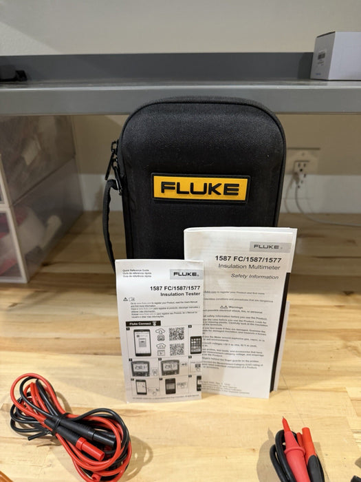FLUKE 1587 FC 2 IN 1 HANDHELD DIGITAL INSULATION MULTIMETER