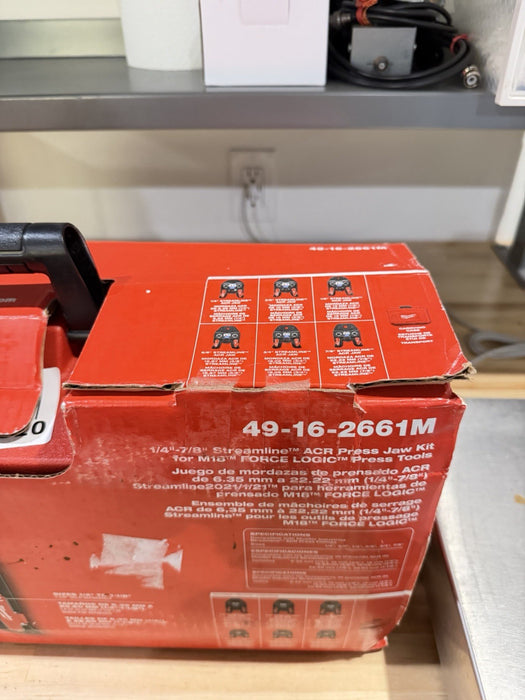 MILWAUKEE 49-16-2661M 1/4”-7/8” STREAMLINE ACR PRESS JAW KIT -NEW FACTORY SEALED