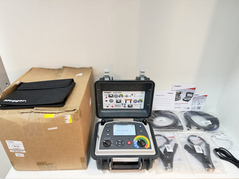 MEGGER DLRO10HDX DIGITAL LOW RESISTANCE OHMMETER KITCALIBRATED 2025
