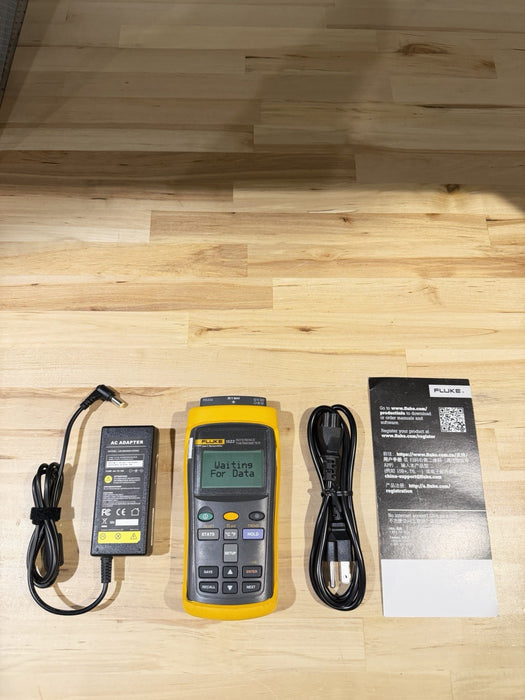 FLUKE 1523 REFERENCE THERMOMETER (CALIBRATED 2026) FREE SHIPPING /TESTED
