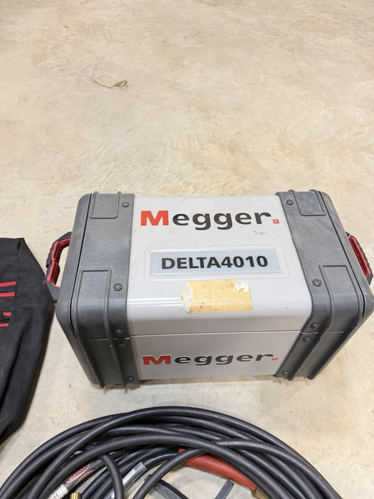 MEGGER DELTA 4010 INSULATION DIAGNOSTIC SYSTEM W/ CABLES & BAG (FREE SHIPPING)