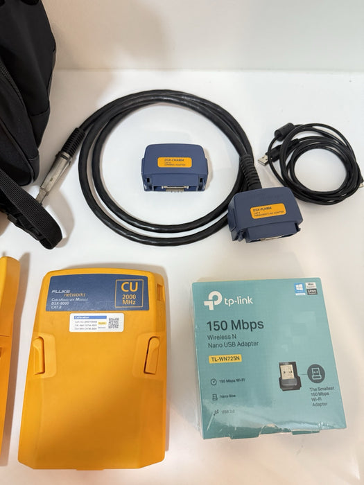 FLUKE NETWORKS DSX-8000QI 2 GHZ DSX2-8000 CABLE ANALYZER W QUAD OLTS CAL 2024