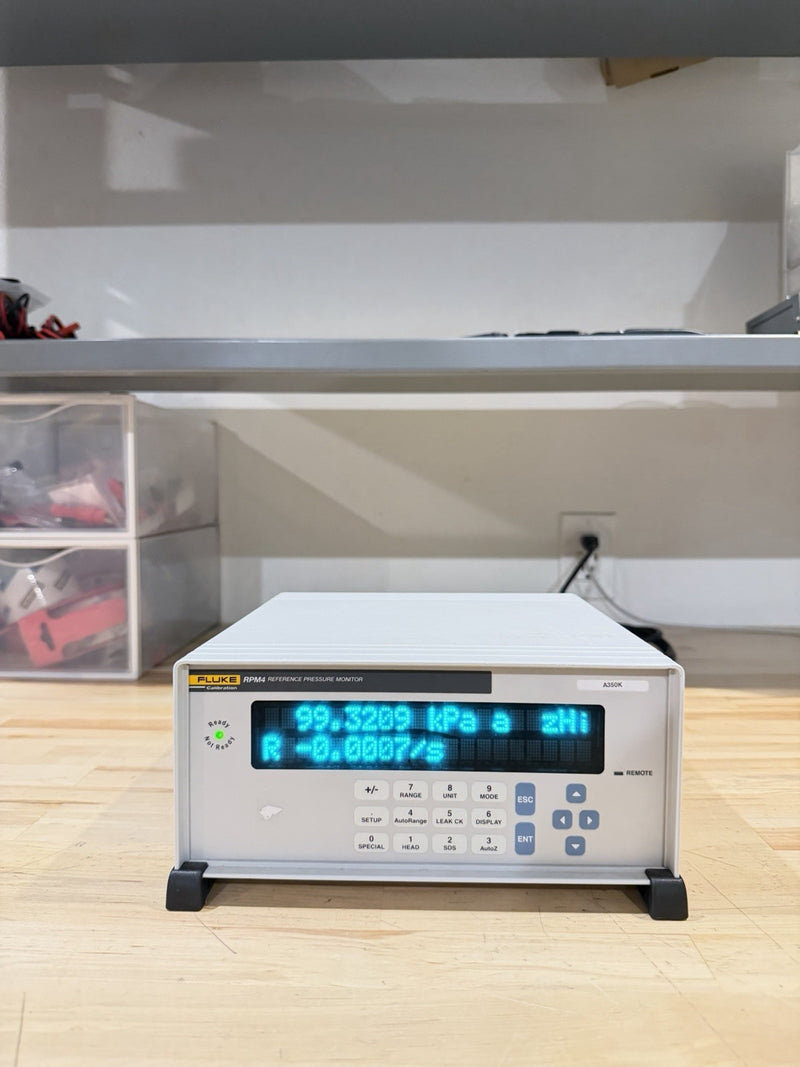 FLUKE RPM4 REFERENCE PRESSURE MONITOR RPM4 A350K 250KPA GAUGE 35PSI MAX
