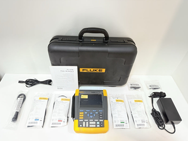 FLUKE 190-504 SCOPEMETER 5GS/S 4CH 500MHZ TESTED