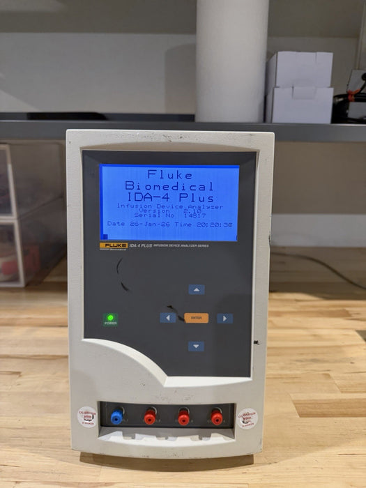 FLUKE BIOMEDICAL IDA 4 PLUS INFUSION DEVICE ANALYZER SERIES (TESTED) SHIPS FREE