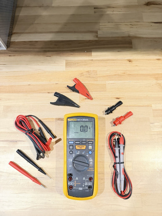 FLUKE 1587 FC INSULATION MULTIMETER W/ LEADS (TESTED) SHIPS FAST