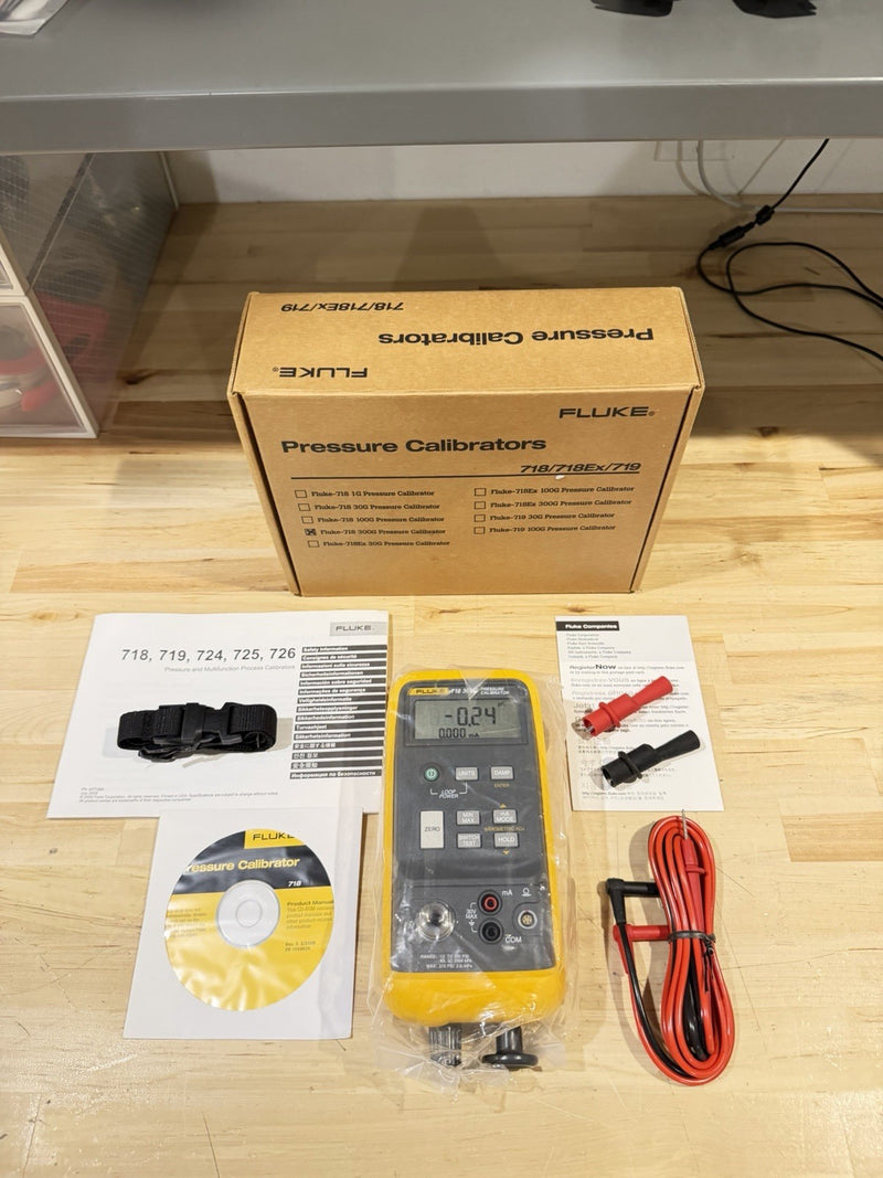 FLUKE 718 300G PRESSURE CALIBRATOR (NEW FACTORY SEALED) FREE SHIPPING