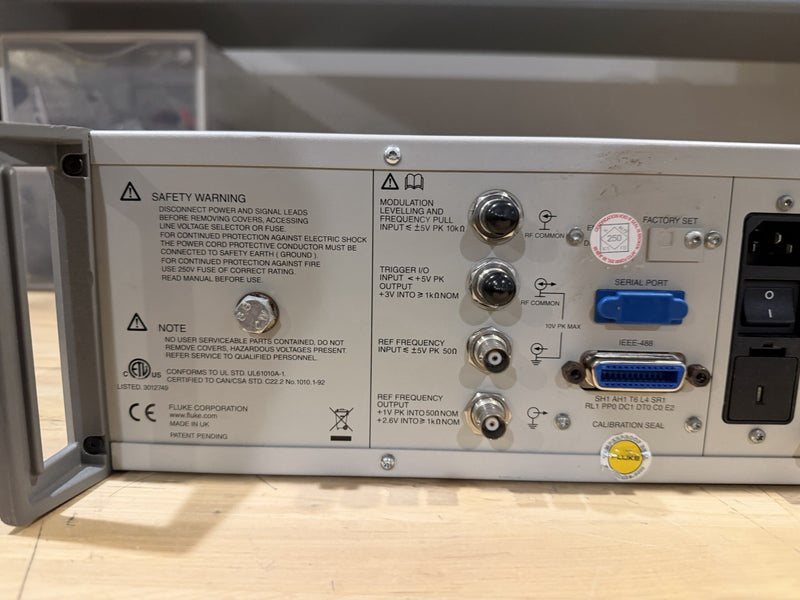 FLUKE 9610A/AF RF REFERENCE SOURCE - FREE SHIPPING (TESTED PASS ALL TESTS)