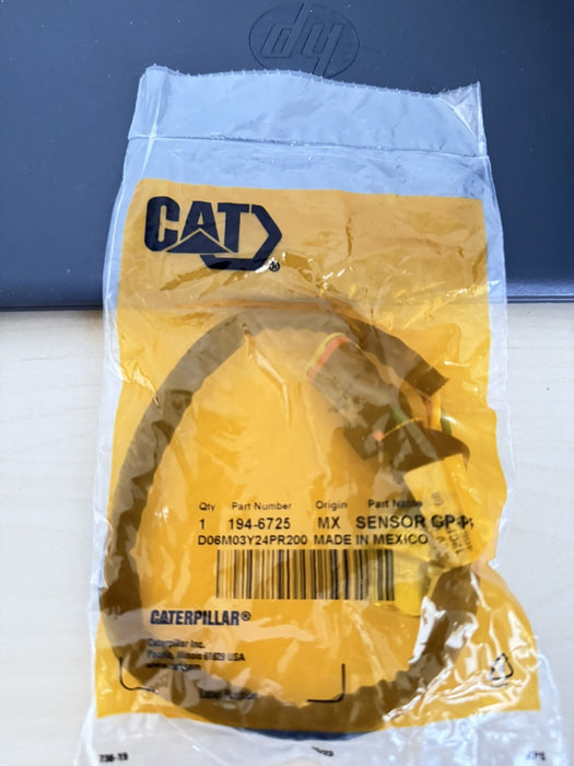 CAT 194-6725 1135KPA STEEL PRESSURE SENSOR (NEW SEALED) GENUINE OEM