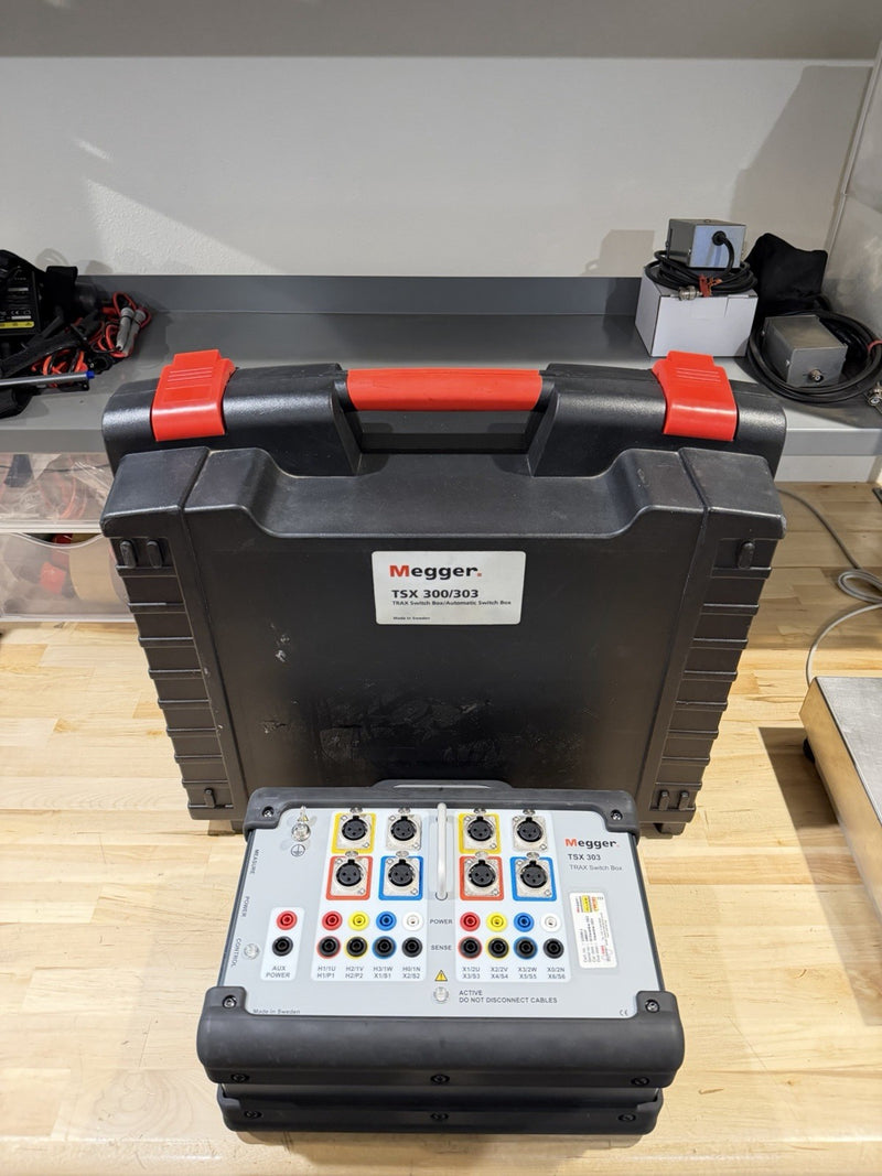 MEGGER TSX 303 TRAX SWITCH BOX (TESTED) FREE SHIPPING