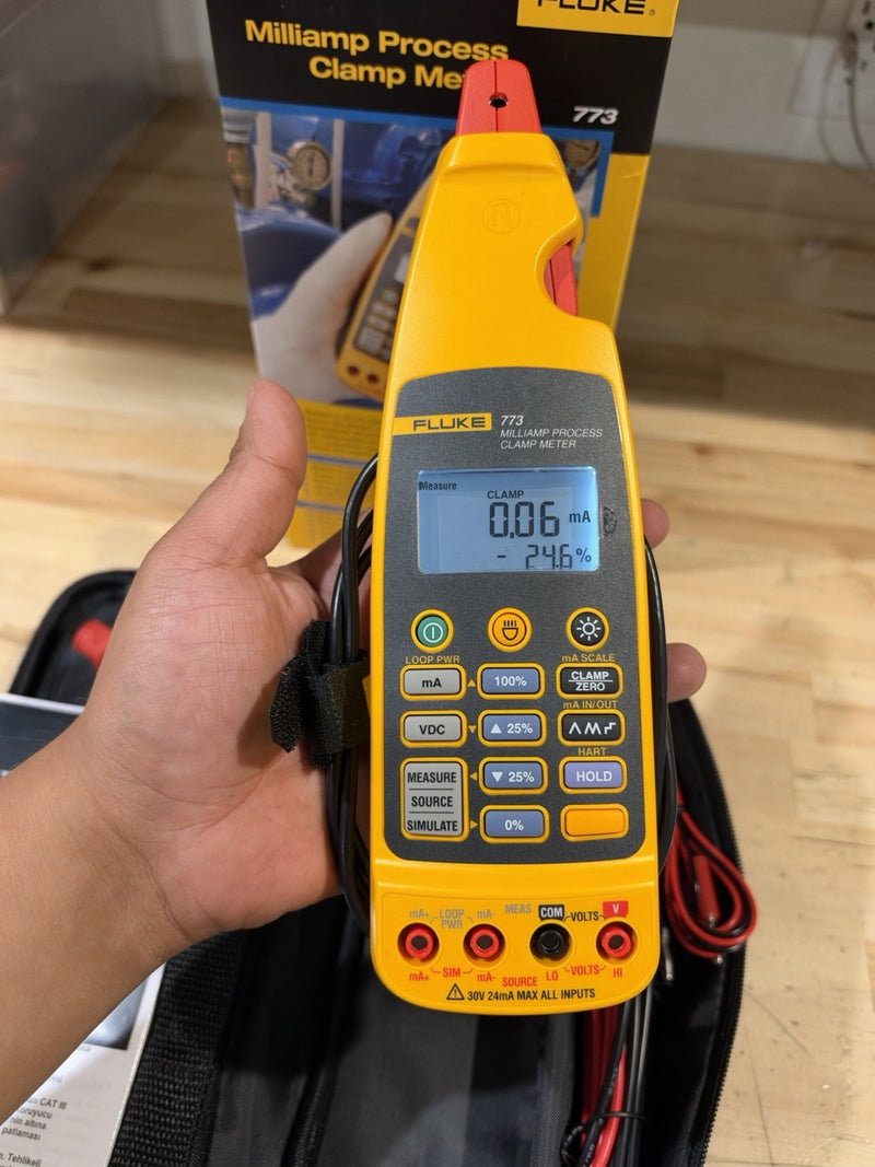 FLUKE 773 MILLIAMP PROCESS CLAMP (TESTED) NEW FREE SHIPPING - NEW