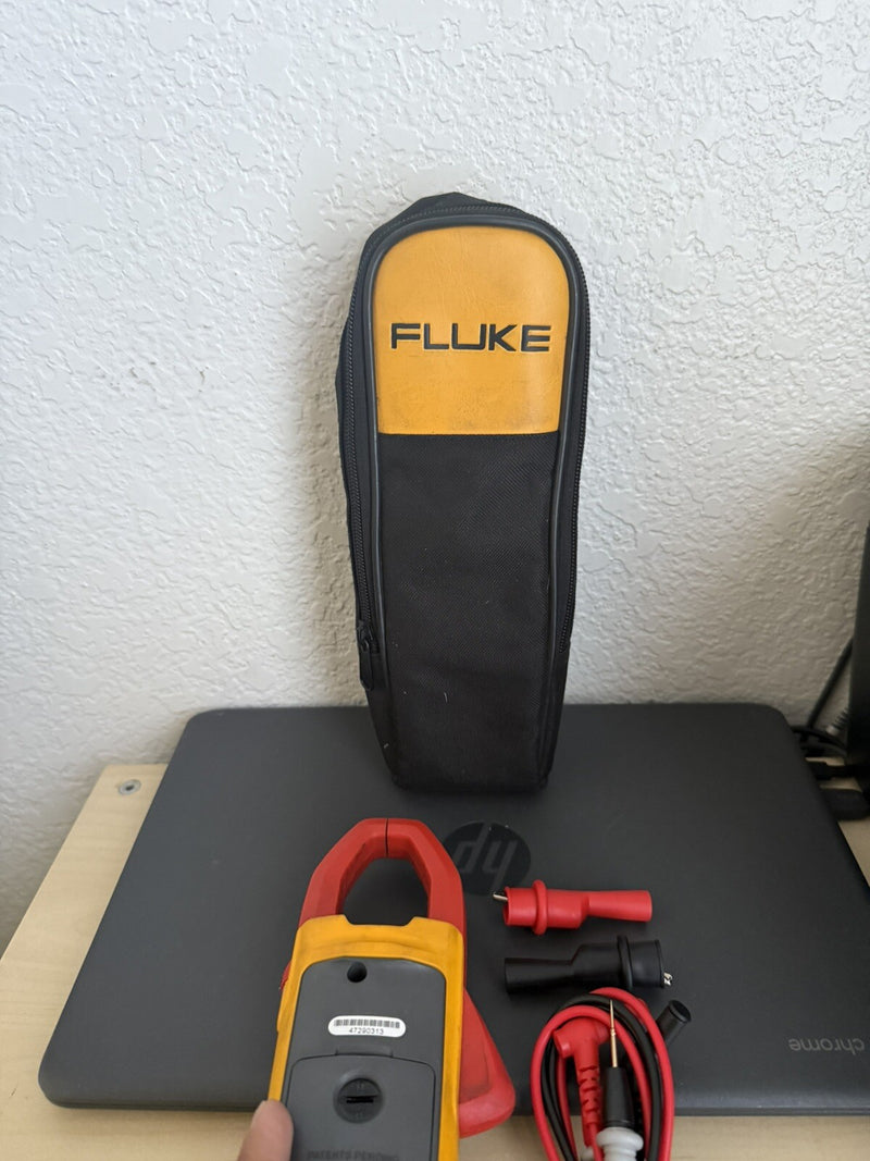 FLUKE 373 TRUE RMS 600V AC/DC CLAMP METER WITH LEADS