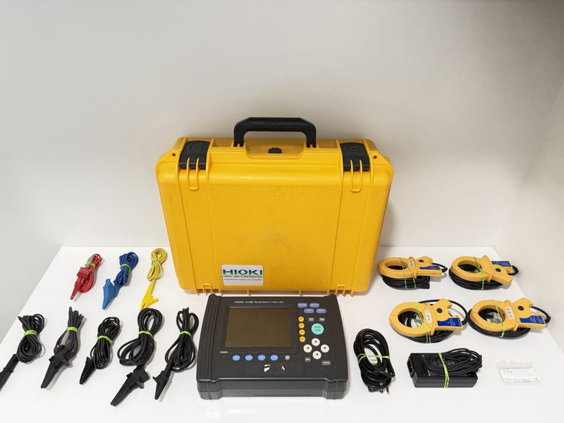 HIOKI 3196 POWER QUALITY ANALYZER WITH PROBES & LEADS TESTEE