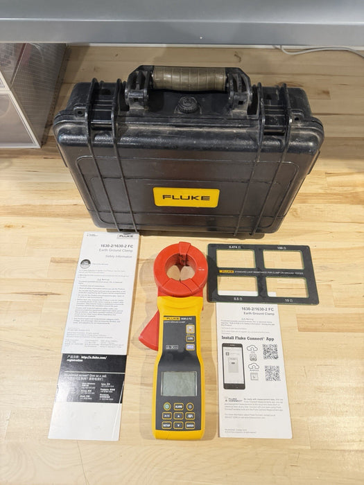 FLUKE 1630-2 FC EARTH GROUND CLAMP (TESTED) FREE SHIPPING