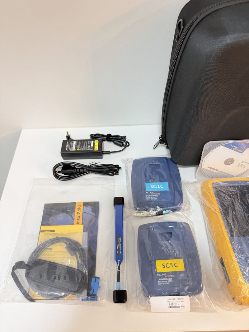 FLUKE NETWORKS OFP2-100-QI OPTIFIBER PRO QUAD OTDR V2 KIT (NEW SEALED) TESTED