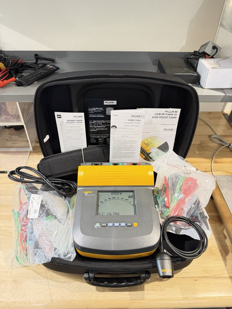 FLUKE 1555 10KV INSULATION TESTER FREE SHIPPING - TESTED (NEW)