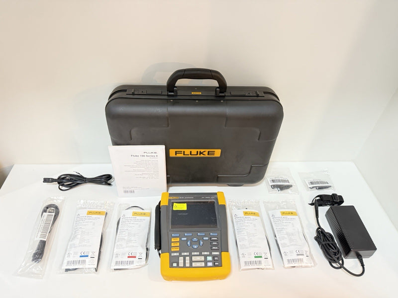 FLUKE 190-504 SCOPEMETER 5GS/S 4CH 500MHZ TESTED