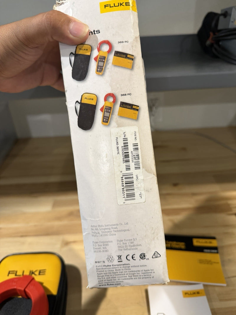 FLUKE 369 FC AC LEAKAGE CURRENT CLAMP