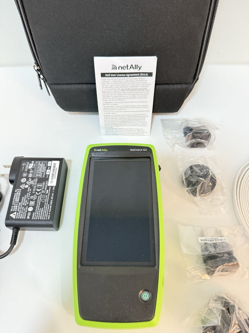 NETSCOUT AIRCHECK G2 KIT WITH ACCESSORIES TESTED