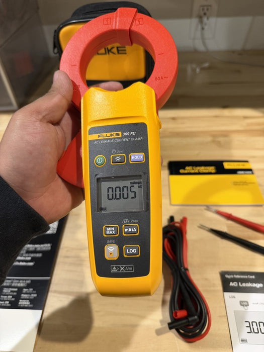 FLUKE 369 FC AC LEAKAGE CURRENT CLAMP (NEW SEALED) FREE SHIPPING