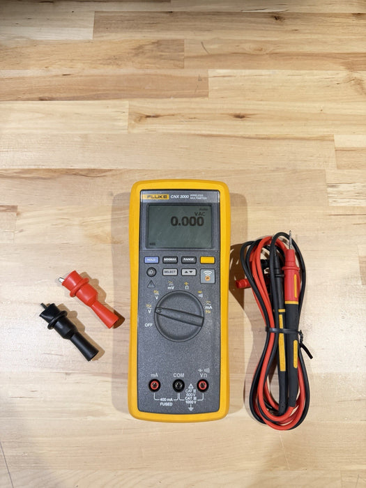 FLUKE CNX 3000 WIRELESS MULTIMETER WITH LEADS & CLIPS