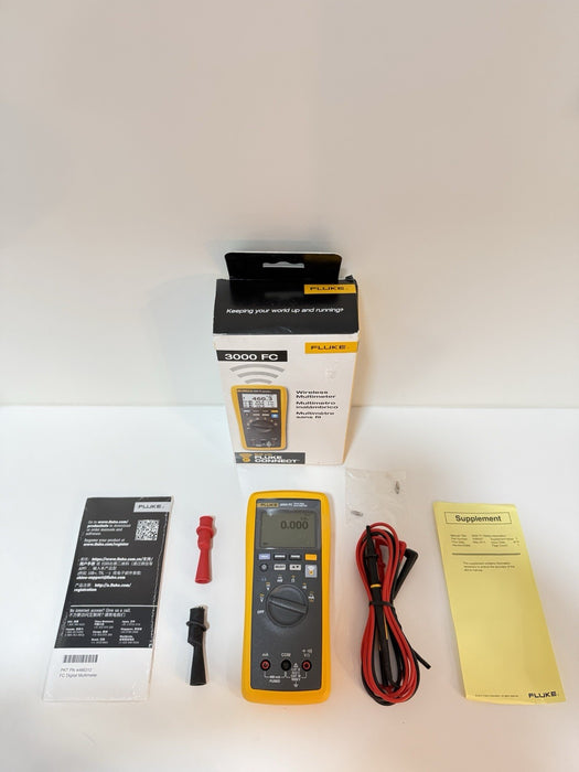 FLUKE 3000 FC WIRELESS DIGITAL MULTIMETER MFD 2025