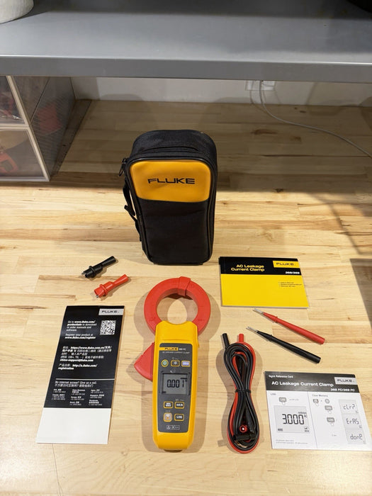 FLUKE 369 FC AC LEAKAGE CURRENT CLAMP (NEW SEALED) FREE SHIPPING