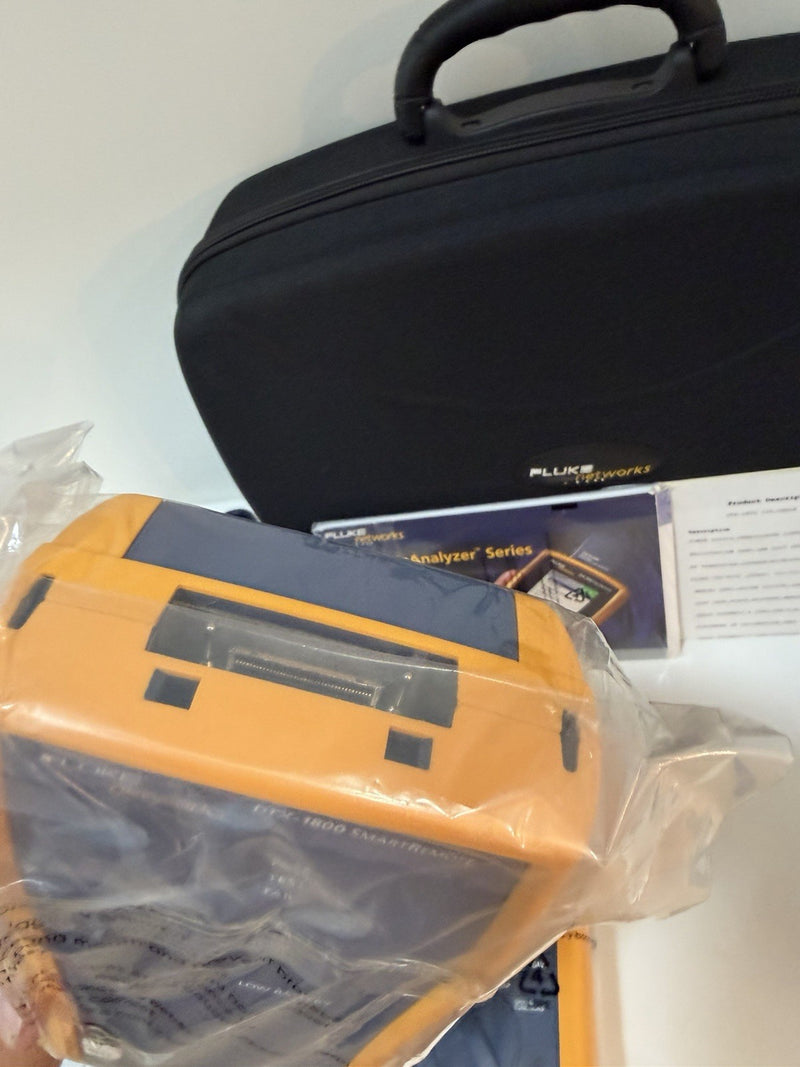 FLUKE NETWORKS DTX-1800 CABLE ANALYZER KIT RARE