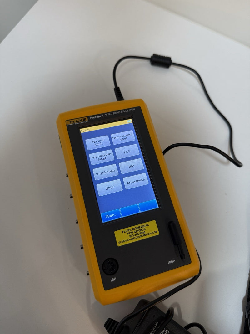 FLUKE BIOMEDICAL PROSIM 4 & SPOT LIGHT KIT WITH BAG & CHARGER TESTED