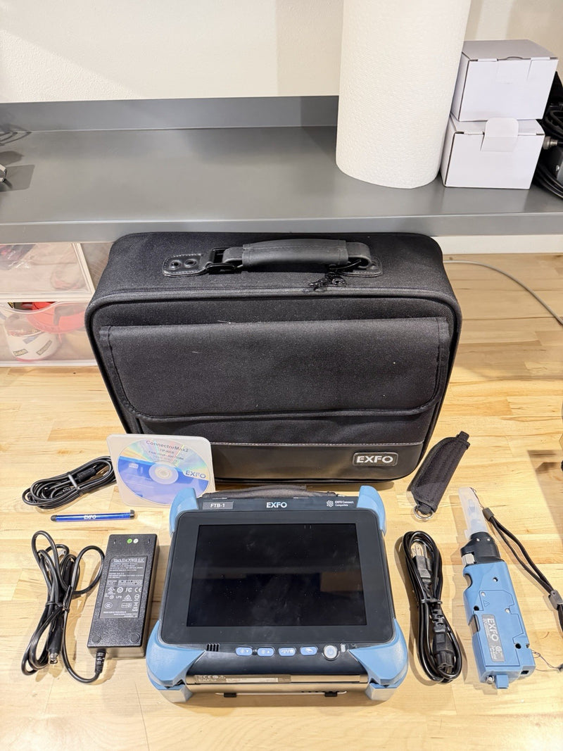 EXFO FTB-1 720C-Q1-EA-EI OTDR & FTB-945-ICERT-Q1-EA-EI OLTS WITH FIP-435B TESTED