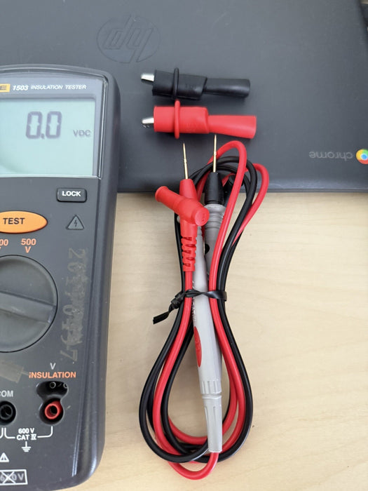 FLUKE 1503 INSULATION RESISTANCE METER TESTED