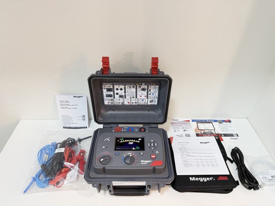 MEGGER MIT525-2 5KV ADVANCED INSULATION TESTER (CALIBRATED 2025/2026) NEW SEALED