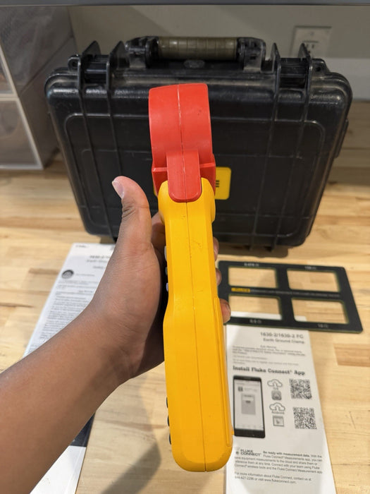 FLUKE 1630-2 FC EARTH GROUND CLAMP (TESTED) FREE SHIPPING