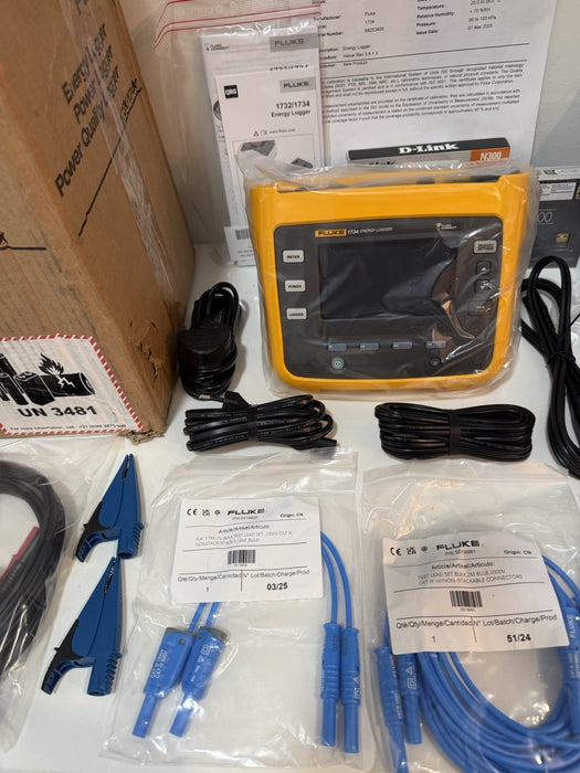 FLUKE 1734/EUS ENERGY LOGGER CALIBRATED 2026