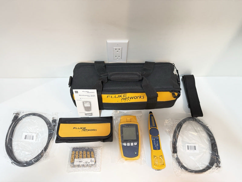 FLUKE NETWORKS MICROSCANNER POE CABLE VERIFIER KIT MS-POE-KIT