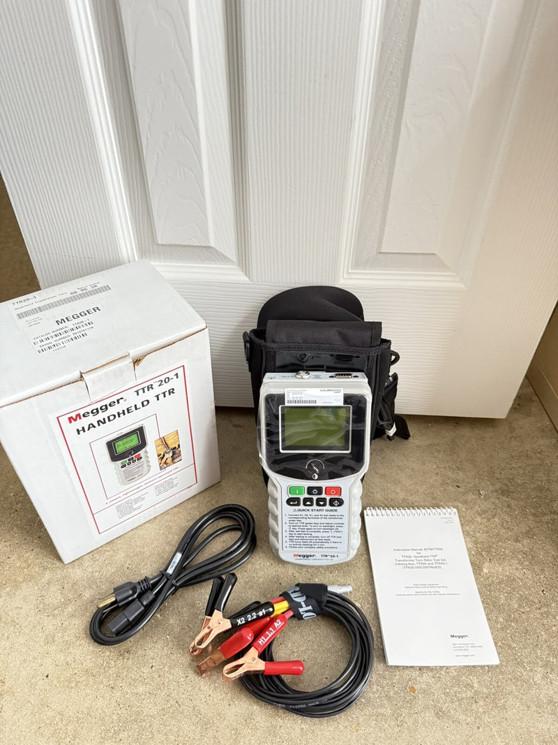 MEGGER TTR 20-1 TRANSFORMER TURN-RATIO TESTER