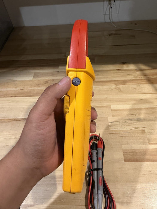 FLUKE 335 TRMS CLAMP METER W/ LEADS & CLIPS (TESTED) SHIPS FAST
