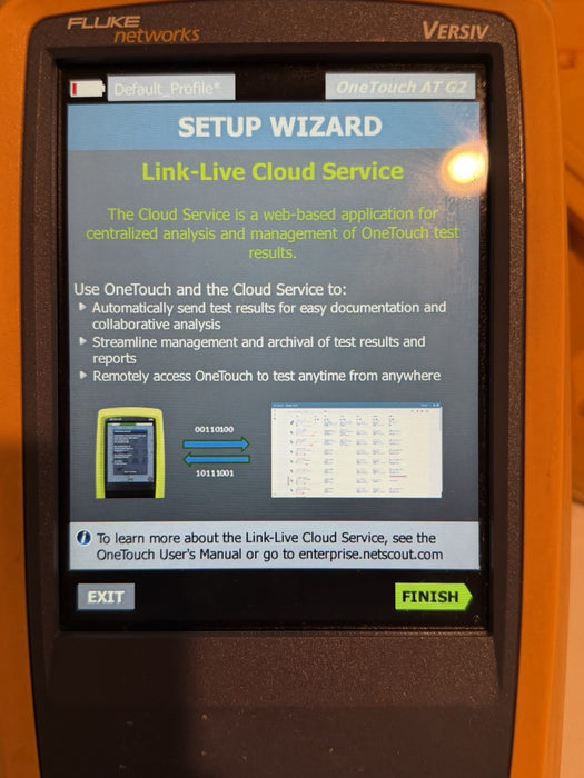 FLUKE NETSCOUT ONETOUCH AT G2 NETWORK ASSISTANT TESTER (FREE SHIPPING)