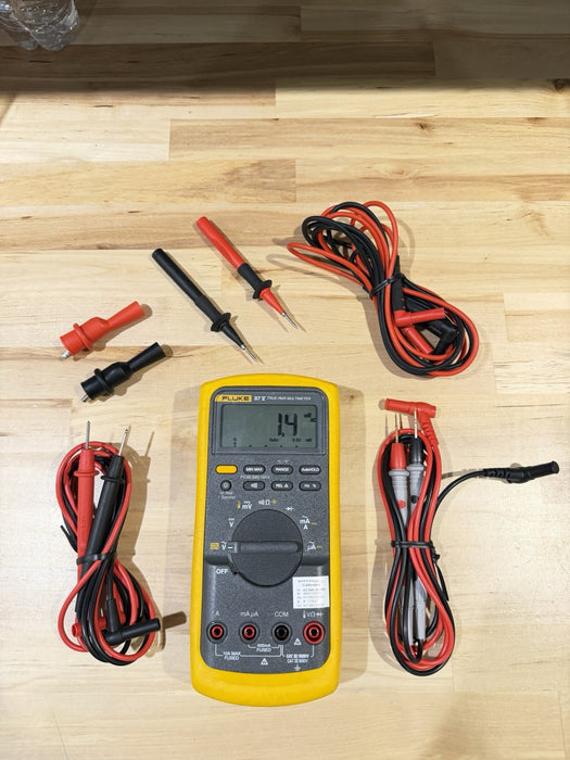 FLUKE 87V E2 INDUSTRIAL ELECTRICIAN COMBO KIT CALIBRATED 2026
