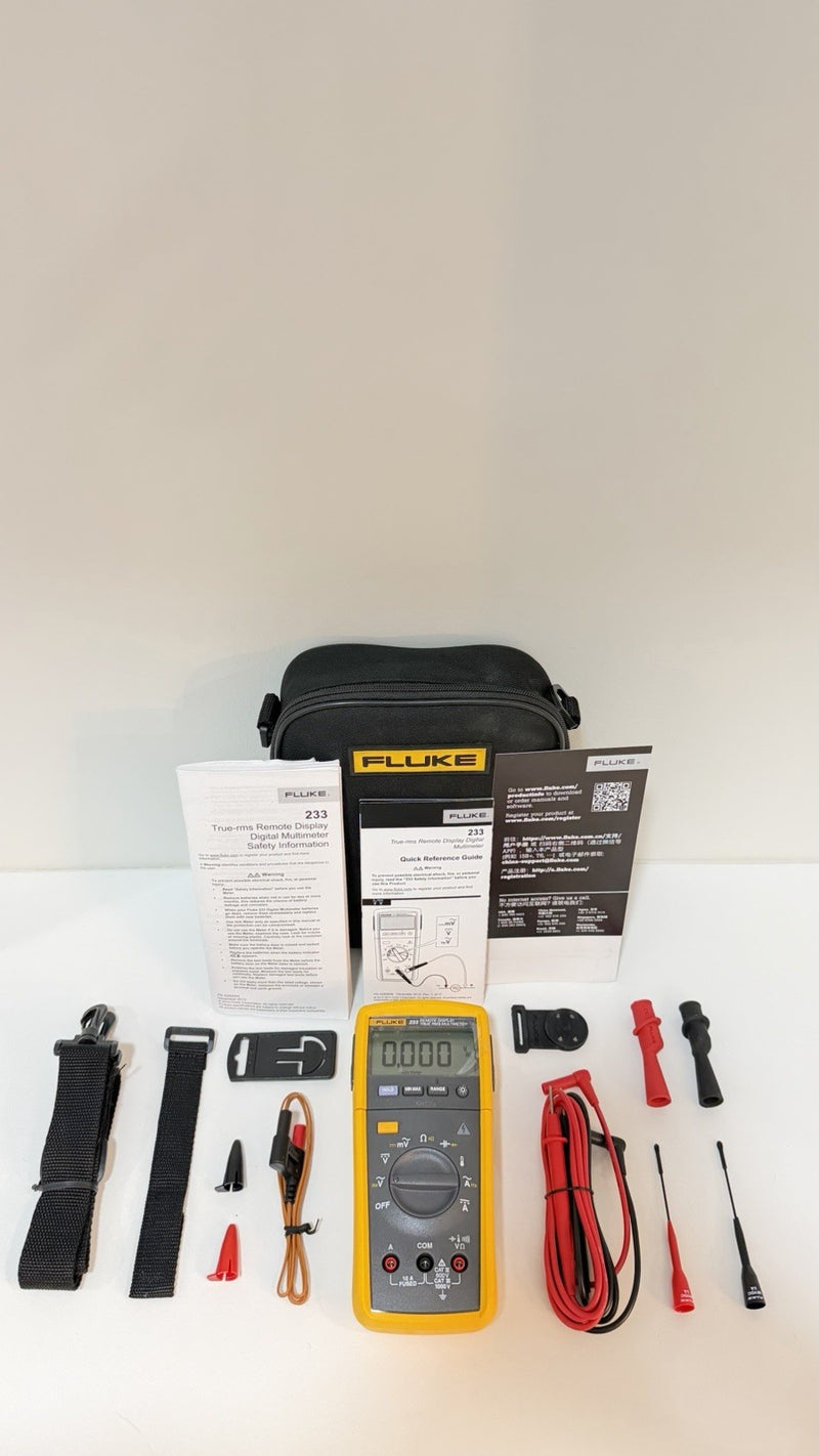 FLUKE 233 REMOTE DISPLAY AUTOMOTIVE DIGITAL MULTIMETER KIT