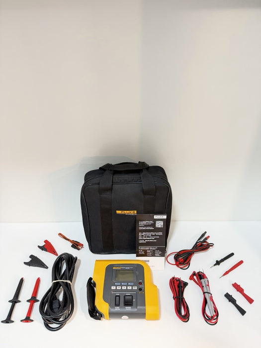 FLUKE BIO MEDICAL ESA609 ELECTRICAL SAFETY ANALYZER WITH ACCESSORIES NEW