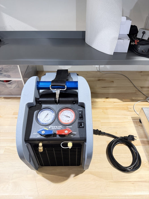 INFICON VORTEX DUAL REFRIGERANT RECOVERY MACHINE 714-202-G1 (TESTED) SHIPS FAST