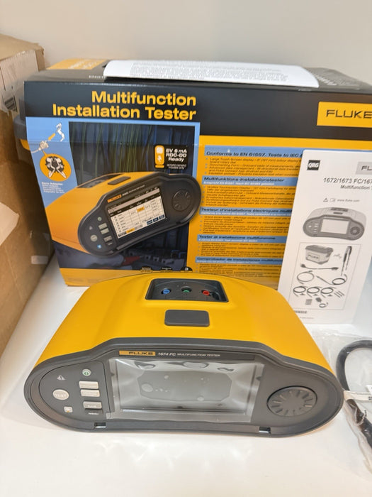 FLUKE 1674FC MULTIFUNCTION INSTALLATION TESTER (NEW FACTORY SEALED) MFD-2025)