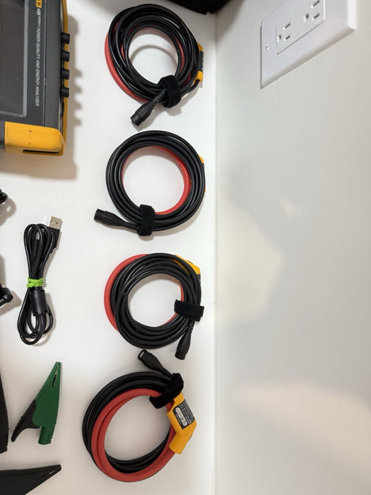 FLUKE 435 II POWER QUALITY & ENERGY ANALYZER WITH ACCESSORIES CALIBRATED 2025