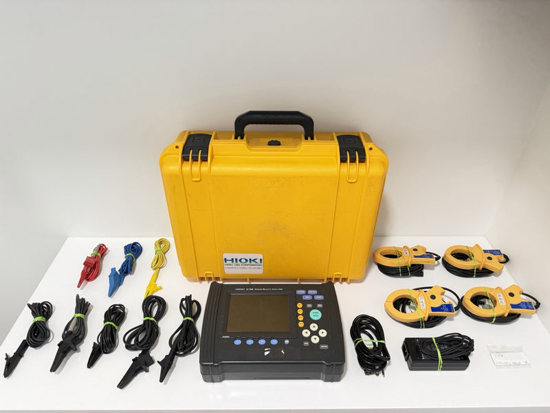 HIOKI 3196 POWER QUALITY ANALYZER WITH PROBES & LEADS TESTEE