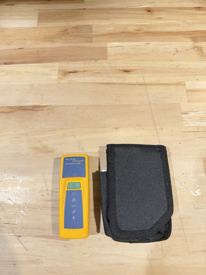 FLUKE NETWORKS LINKSPRINTER 300 W/ HOLSTER TESTED - SHIPS FAST