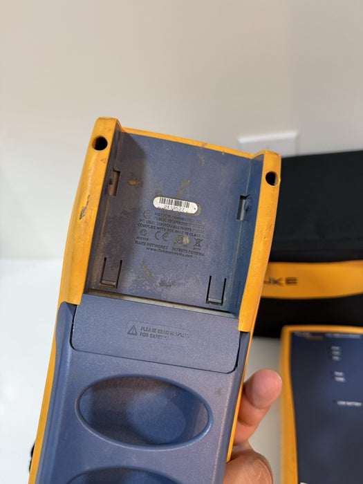 FLUKE NETWORKS DTX-1800 DTX CABLE ANALYZER & DTX-REMOTE TESTED