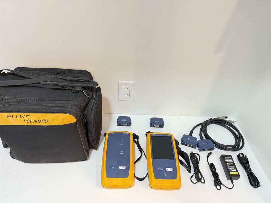 FLUKE NETWORKS DSX-5000 TESTER KIT CALIBRATED 2025